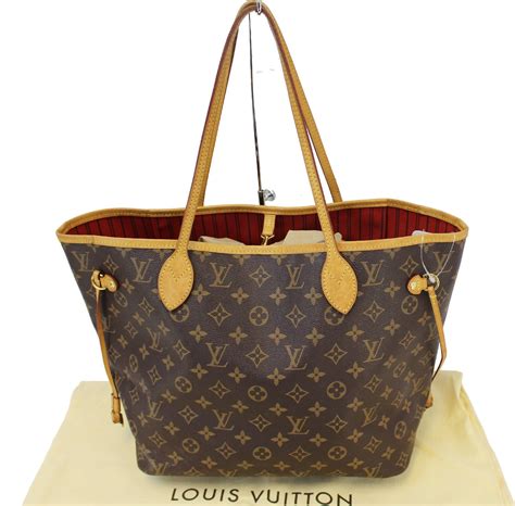 louis vuitton tote bag red interior|louis vuitton tote bag monogram.